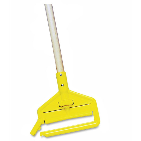 Rubbermaid Commercial 60" Invader Wet Mop Handle - 60" Length - Yellow - Hardwood - 12 / Carton
