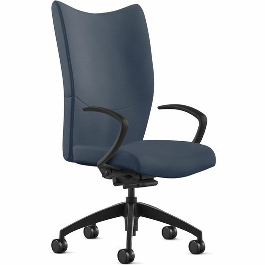 9 to 5 Seating High-Back Conference & Management - Baltic Seat Color - Leather Seat Material - Baltic Back Color - Leather Back Material - High Back - 5-star Base - 1 Each