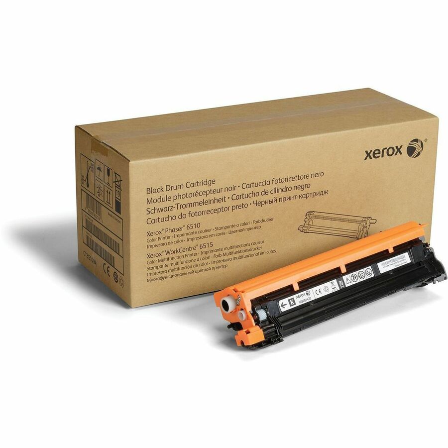 Xerox Black Drum Cartridge For Phaser 6510 / WorkCentre 6515, 48K Pages - Laser Print Technology - 48000 - Black - 1 Each