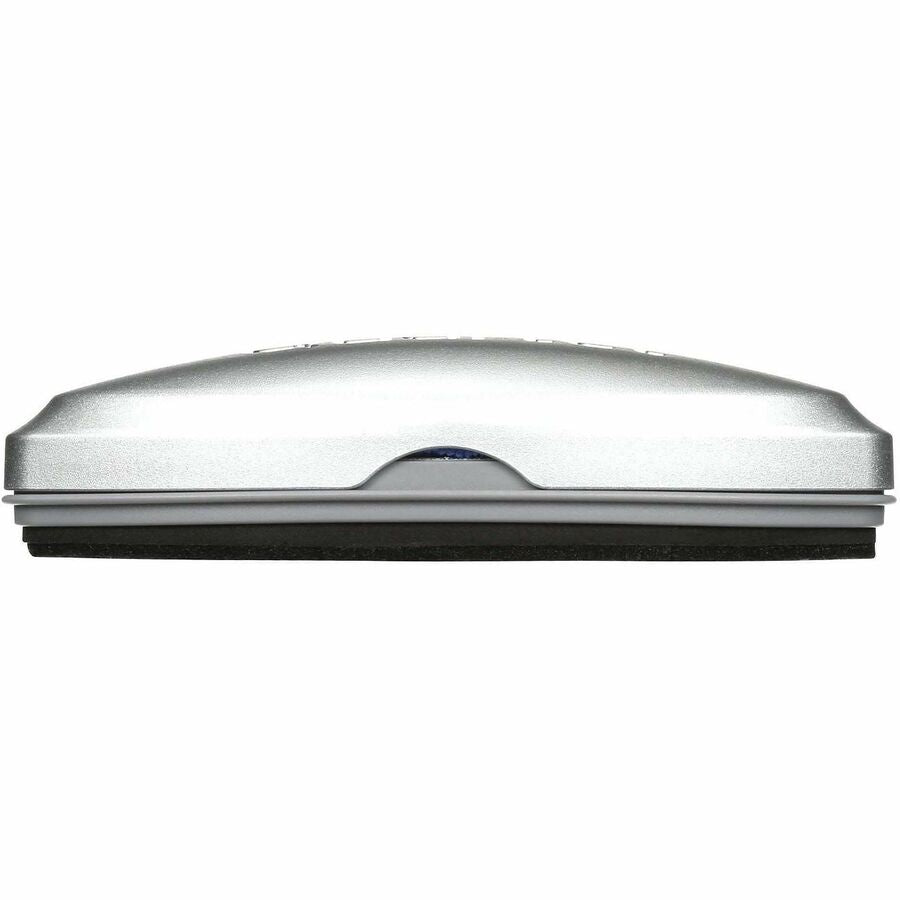 Quartet Premium Glass Board Eraser - 2" Width x 6.50" Length - Used as Ink Remover, Residue Remover - Magnetic, Durable, Easy-grip Handle - Silver - Felt, MicroFiber - 1 Each