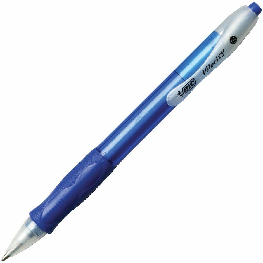BIC Retractable Ballpoint Pens - Refillable - Retractable - Blue Ink - Blue Barrel - Tungsten Carbide Tip - 36 / Box