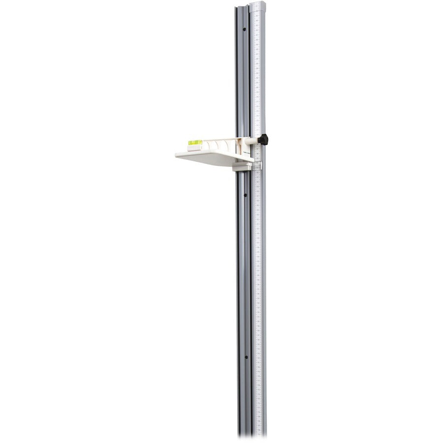 Health o Meter Wall-Mounted Height Rod - 55.5" Length x 5" Width - 1/16 Graduations - Imperial, Metric Measuring System - 1 Each
