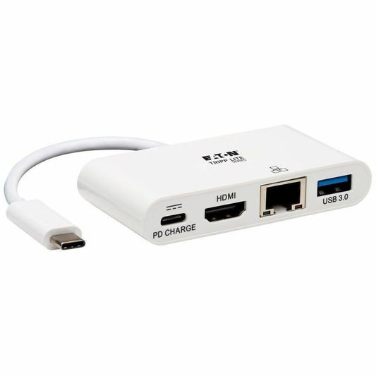 Tripp Lite series U444-06N-H4GU-C Docking Station - for Notebook, Desktop PC, Tablet PC - 2 x USB Ports - 2 x USB 3.0 - Network (RJ-45) - HDMI - DisplayPort - Wired