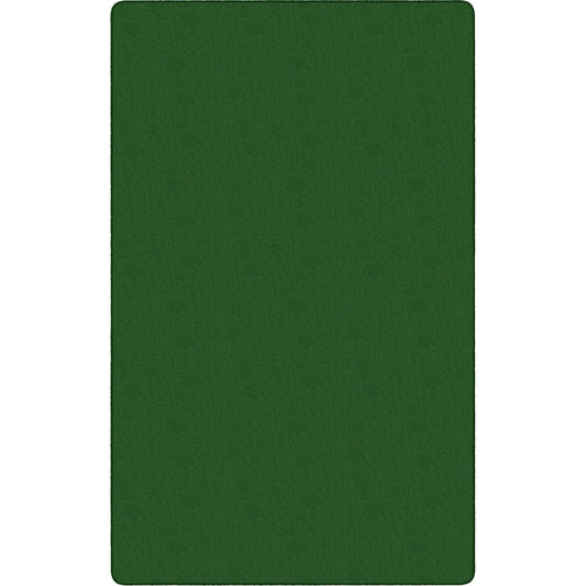 Flagship Carpets Classic Solid Color 9' Rectangle Rug - Traditional - 72" Length x 108" Width - Rectangle - Clover - Nylon
