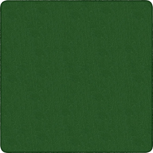 Flagship Carpets Classic Solid Color 12' Square Rug - Traditional - 12 ft Length x 12 ft Width - Square - Clover - Nylon