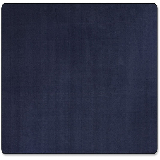 Flagship Carpets Classic Solid Color 12' Square Rug - Traditional - 12 ft Length x 12 ft Width - Square - Navy - Nylon