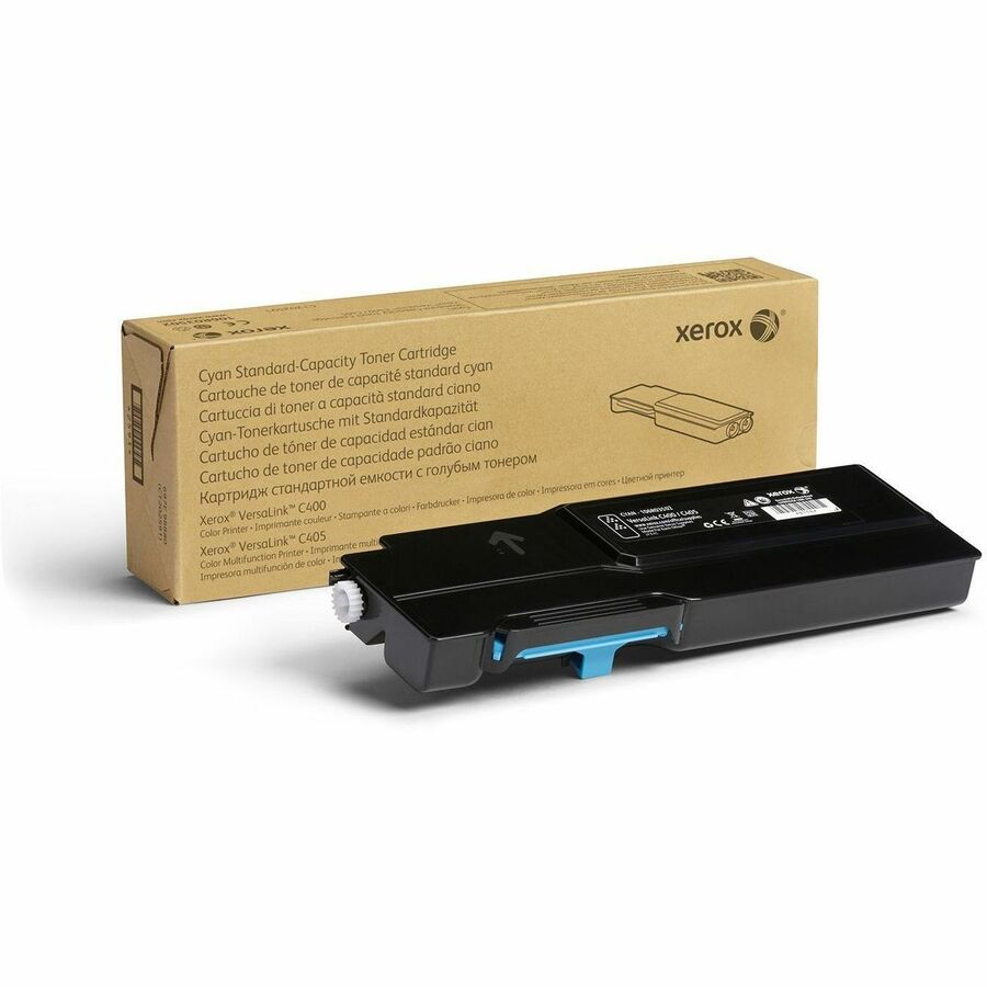 Xerox Original Standard Yield Laser Toner Cartridge - Cyan - 1 Each - 2500 Pages