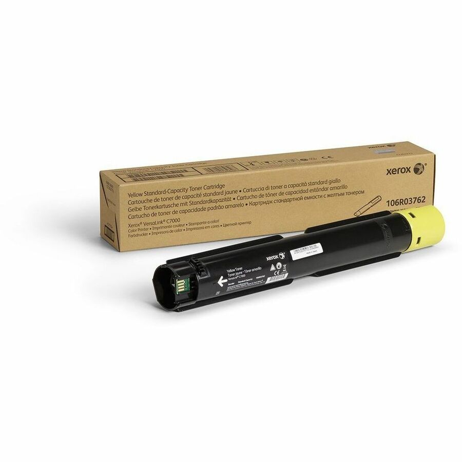 Xerox Original Standard Yield Laser Toner Cartridge - Yellow - 1 Each - 3300 Pages