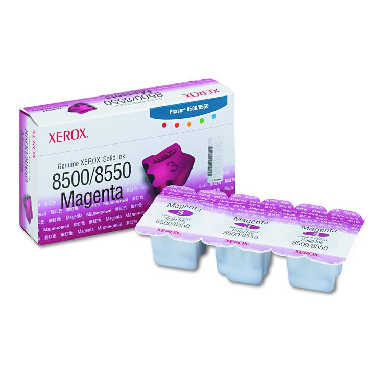108R00670 Solid Ink Stick, 1,033 Page-Yield, Magenta, 3/Box