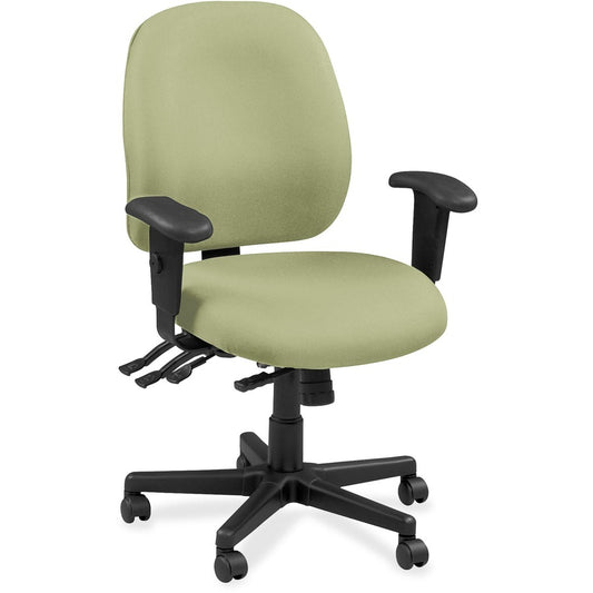 Eurotech Executive Chair - Dillon Sage - Vinyl, Fabric - 1 Each