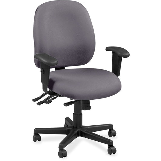 Eurotech Executive Chair - Canyon Carbon - Vinyl, Fabric - 1 Each