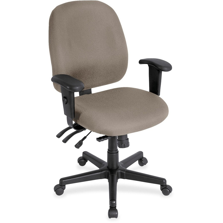 Eurotech 4x4sl with Seat Slider - Stratus Seat Color - Vinyl Seat Material - Stratus Back Color - Vinyl Back Material - 5-star Base - Dillon Stratus - Armrest - 1 Each