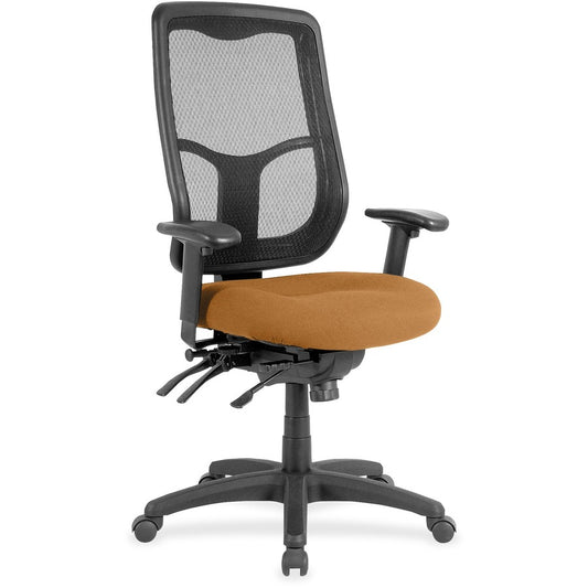 Eurotech Executive Chair - Fabric Seat Material - High Back - Dillon Fiesta - Vinyl - 1 Each