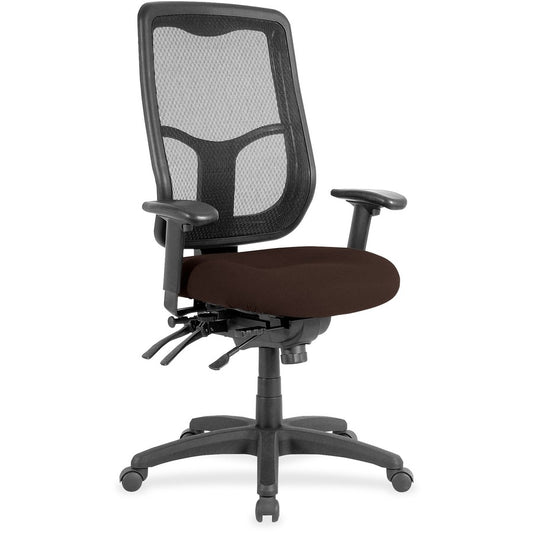 Eurotech Executive Chair - Fabric Seat Material - High Back - Canyon Nightfall - Vinyl - 1 Each