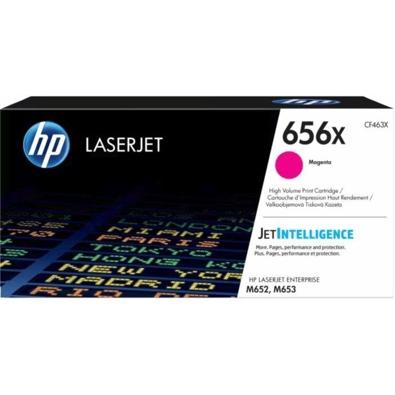 HP 656X (CF463X) Original High Yield Laser Toner Cartridge - Magenta - 1 Each - 22000 Pages