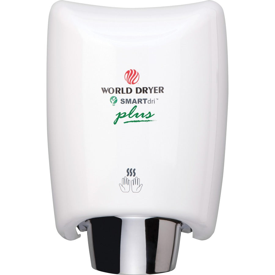 World Dryer SMARTdri Plus Intelligent Hand Dryer - Aluminum
