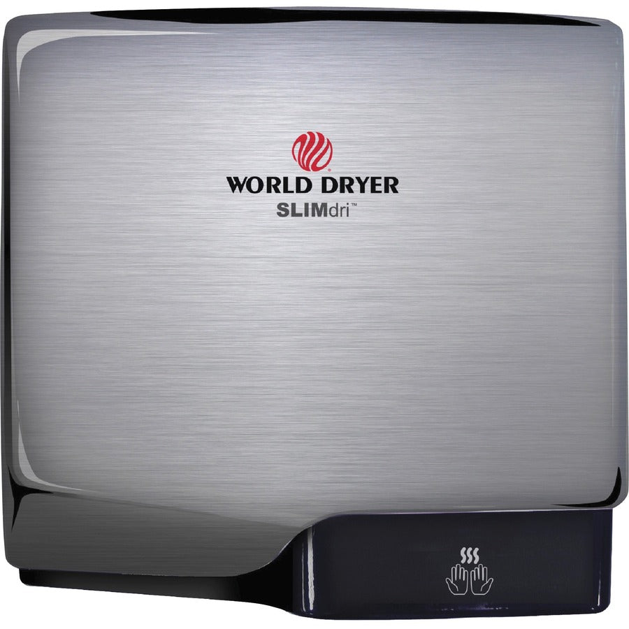World Dryer SLIMdri Automatic Hand Dryer - Stainless Steel