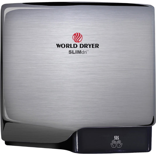 World Dryer SLIMdri Automatic Hand Dryer - Stainless Steel