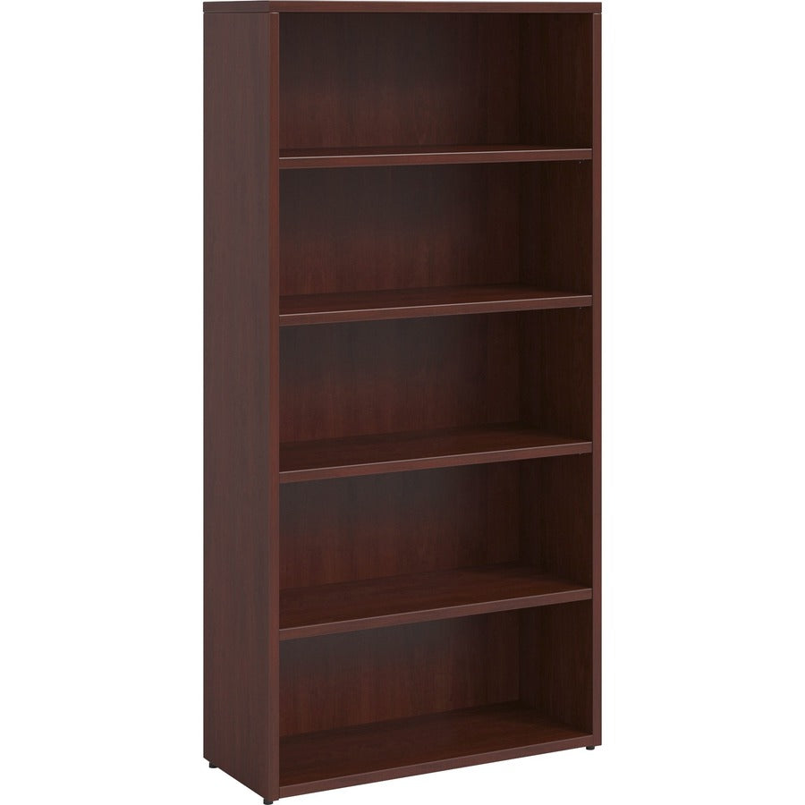 Lorell Prominence 2.0 Bookcase - Rectangle - 69" Height x 34" Width x 12" Depth, 1" Thickness Top - 0 Door(s) - 6 Shelve(s) - Band Edge - Material: Particleboard - Finish: Laminate - 1 Each