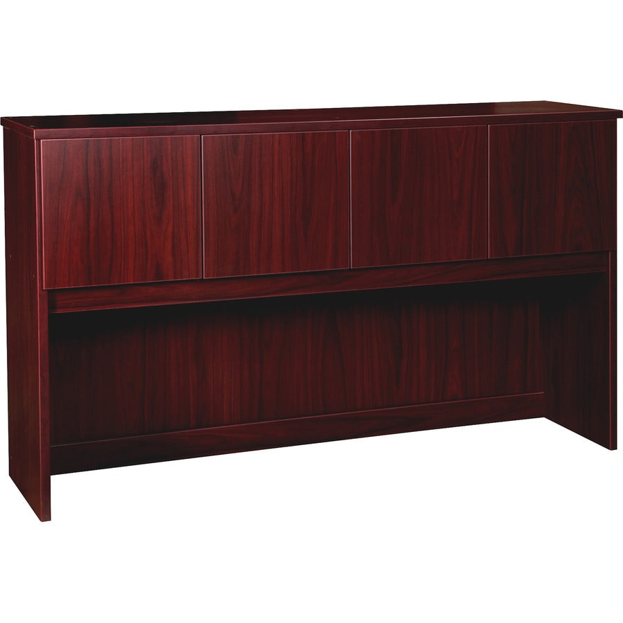 Lorell Prominence 2.0 Hutch - 39" Height x 66" Width x 16" Depth - 4 Door(s) - Material: Particleboard - Finish: Laminate - Mar Resistant, Burn Resistant, Impact Resistant, Durable - For Office - 1 Each
