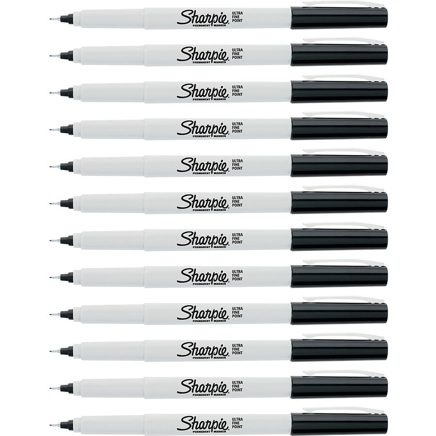 Sharpie Ultra Fine Permanent Markers - Alcohol Based - 12 / Dozen