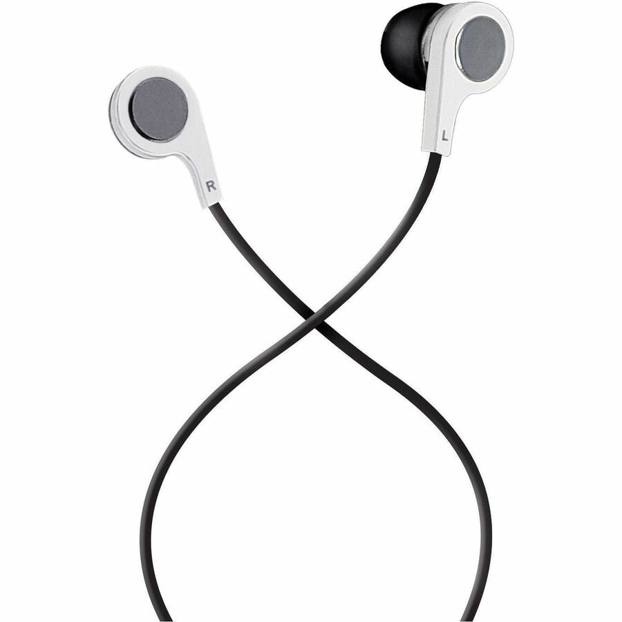 Maxell B-13 Earset - Stereo - Wired - Earbud - In-ear - 4.33 ft Cable - White