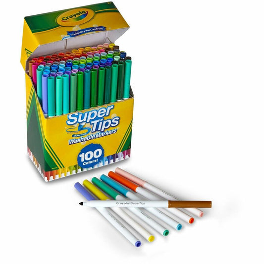 Crayola Super Tips Washable Markers - Washable - 1 Set