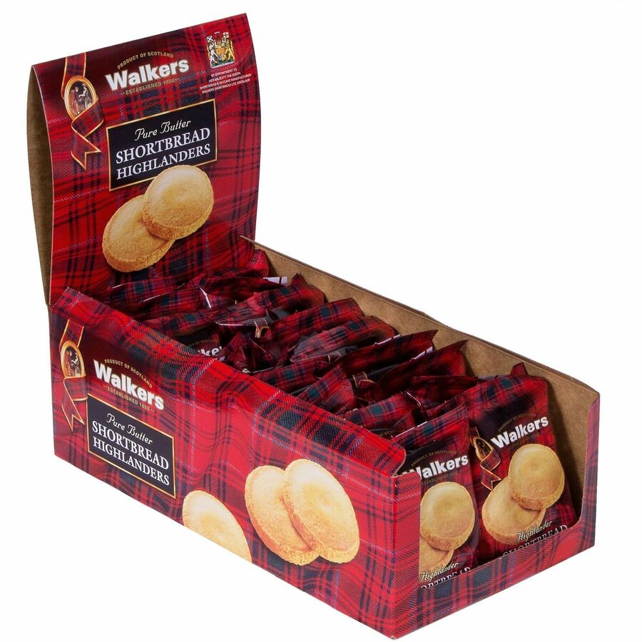 Walkers Shortbread Highlanders Cookies - Shortbread - 1 Box