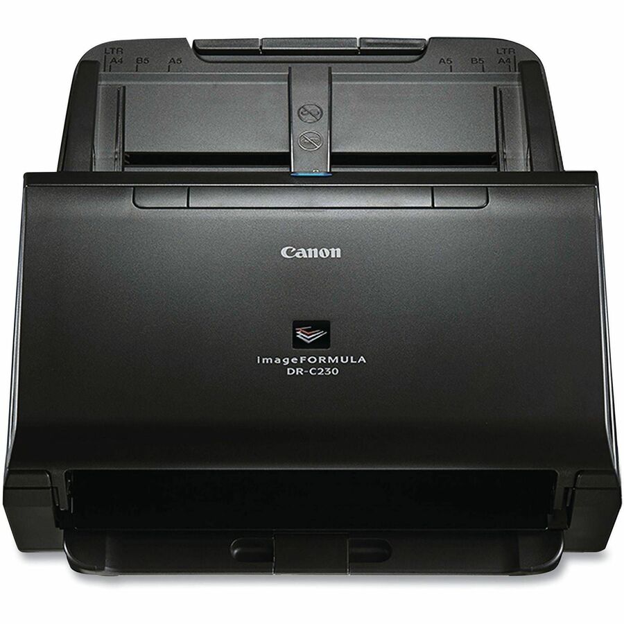 Canon imageFORMULA DR-C230 Sheetfed Scanner - 600 dpi Optical - 30 ppm (Mono) - 30 ppm (Color) - Duplex Scanning - USB
