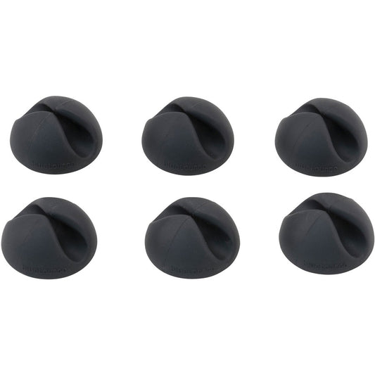 Bluelounge CableDrop Cable Anchors - Cable Clip - Black - 1.10" Length - 1 Pack