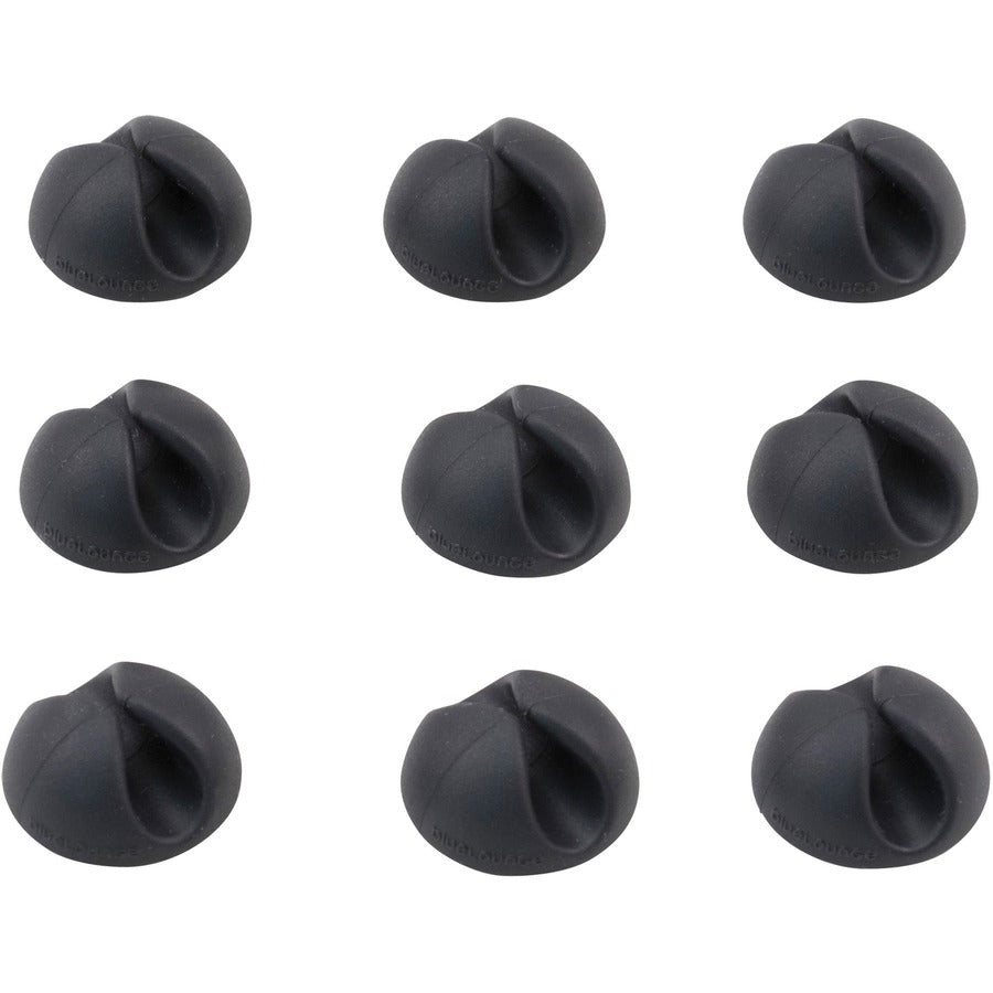 Bluelounge CableDrop Mini Cable Anchor for Small Cords - Cable Clip - Black - 0.80" Length - 1 Pack