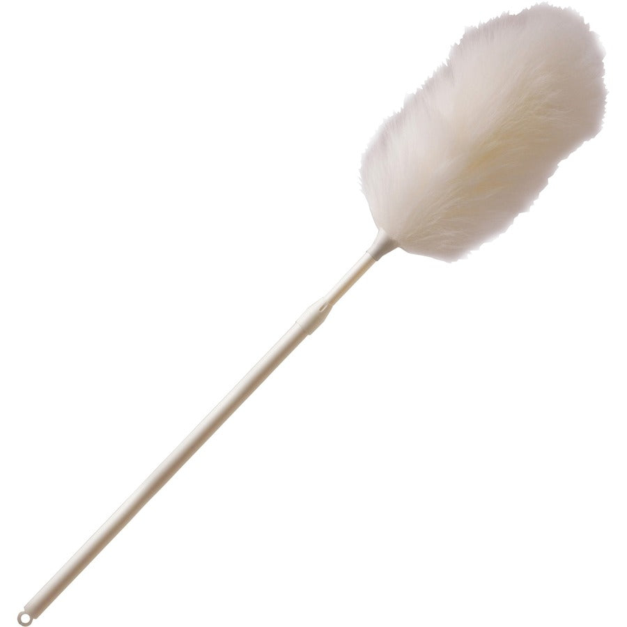 Ettore Lightweight Lambswool Duster - Lamb's Wool Bristle - 42" Handle Length - White - 1 Each