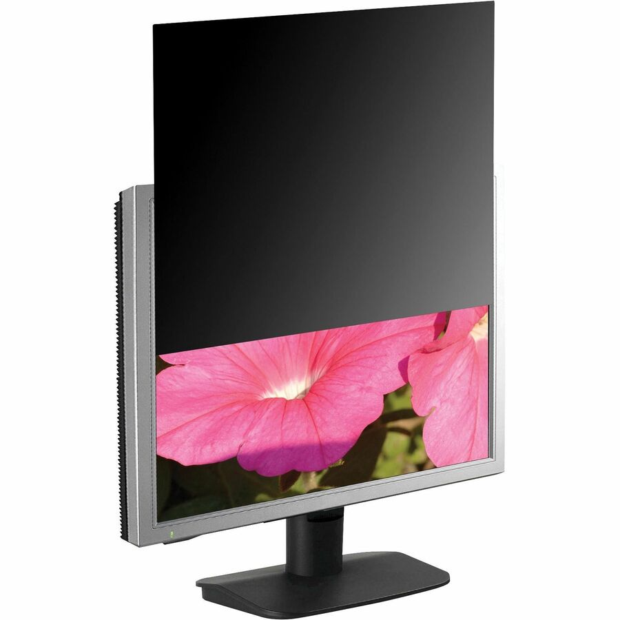Business Source 16:9 Ratio Blackout Privacy Filter Black - For 23" Widescreen LCD Monitor - 16:9 - Damage Resistant - Anti-glare - 1 Each