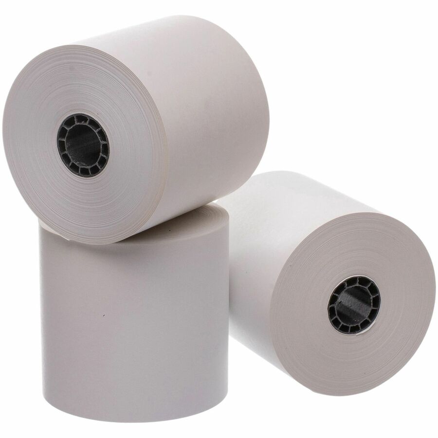 Business Source Thermal Paper - 2 1/4" x 165 ft - 48 g/m², Grammage - Smooth - White - 3 / Pack