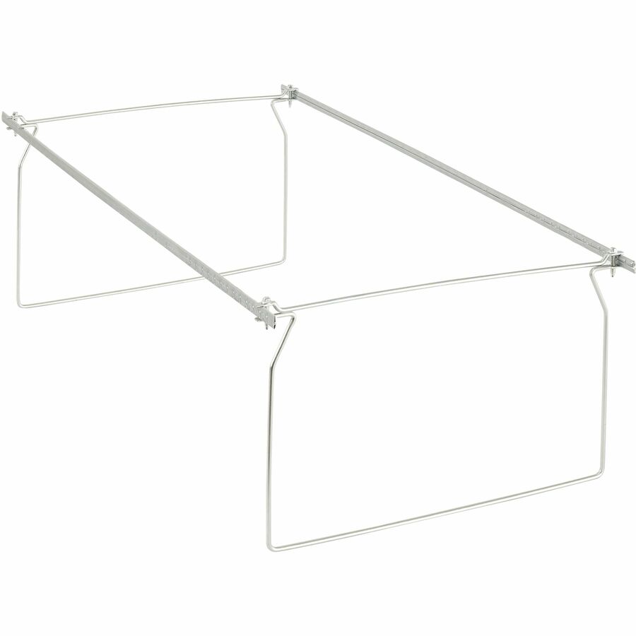 Business Source Premium File Folder Frames - Legal - Metal - Stainless Steel - 6 / Box
