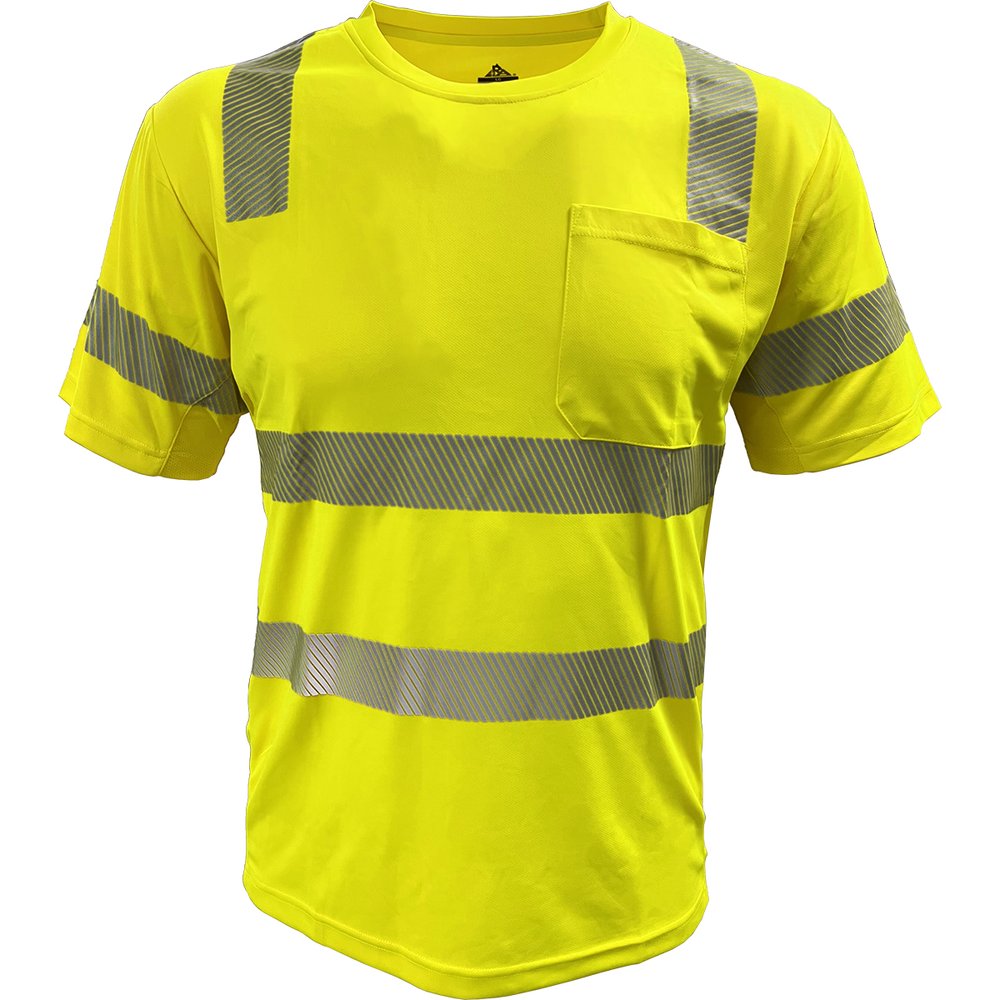 Reflective Apparel by PIP Class 3 Ecochill T-shirtwith Coolmax SM