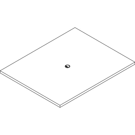 Lorell Prominence 2.0 Rectangular Conference Tabletop - Mahogany Rectangle, Laminated Top - 60" Table Top Width x 48" Table Top Depth x 1.50" Table Top Thickness - Conferencing, Office - Assembly Required - Particleboard Top Material - 1 Each