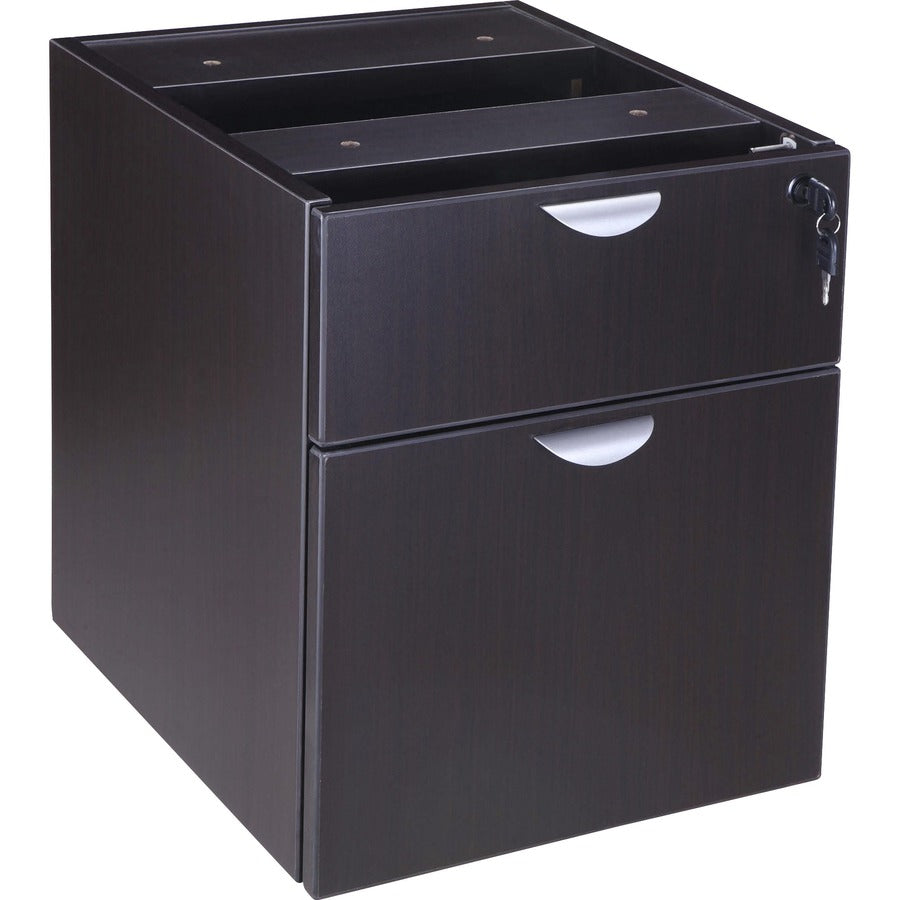 Boss Hanging Pedestal 3/4 Box/File - 19" Height x 16" Width x 18" Depth - Total Drawer(s): 2 - 1 Each
