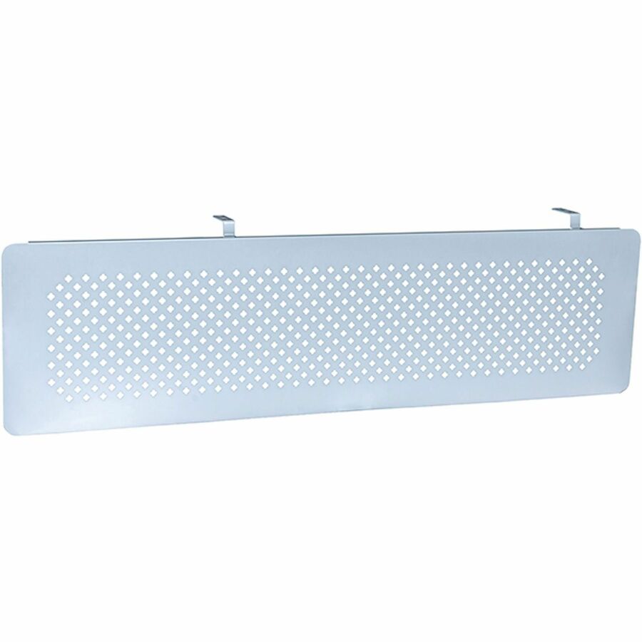 Boss Simple System 48 x 18 Modesty Panel - 16" Height x 48" Width x 0.2" Depth - Material: Metal - Finish: Silver - 1 Each