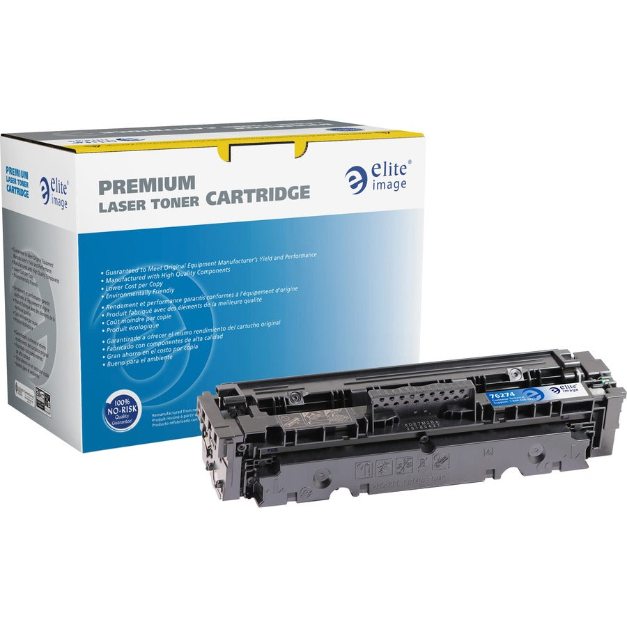 Elite Image Remanufactured Economy Yield Laser Toner Cartridge - Single Pack 410A (CF412A) - Yellow - 1 Each - 2300 Pages