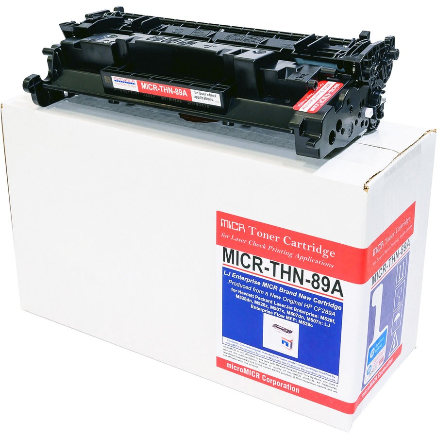 microMICR MICR Laser Toner Cartridge 89A (CF289A) - Black - 1 Each - 5000 Pages