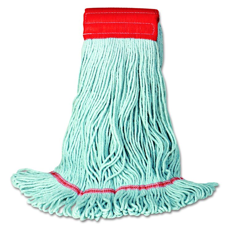 EchoMop with Looped-End Wet Head, Cotton/Rayon/Synthetic, Medium, Blue