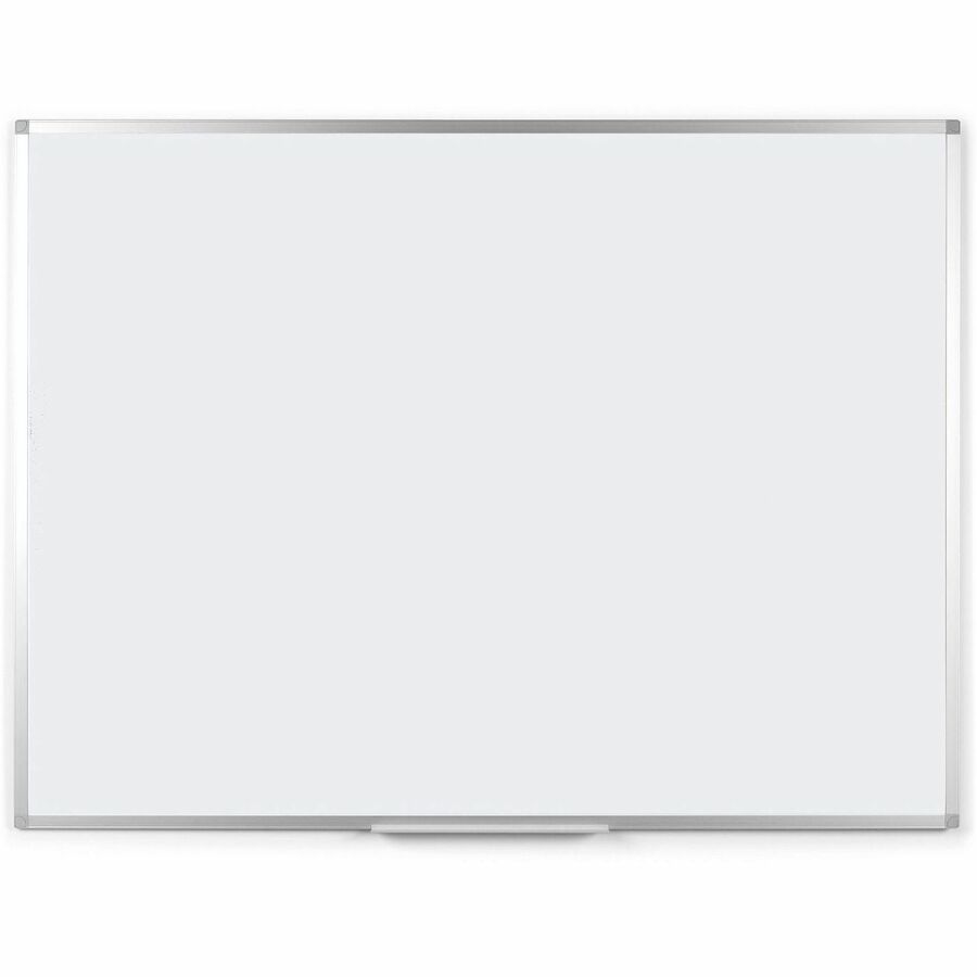 MasterVision Ayda Steel Dry Erase Board - 48" (4 ft) Width x 36" (3 ft) Height - White Steel Surface - Aluminum Frame - Rectangle - Horizontal/Vertical - Magnetic - 1 Each