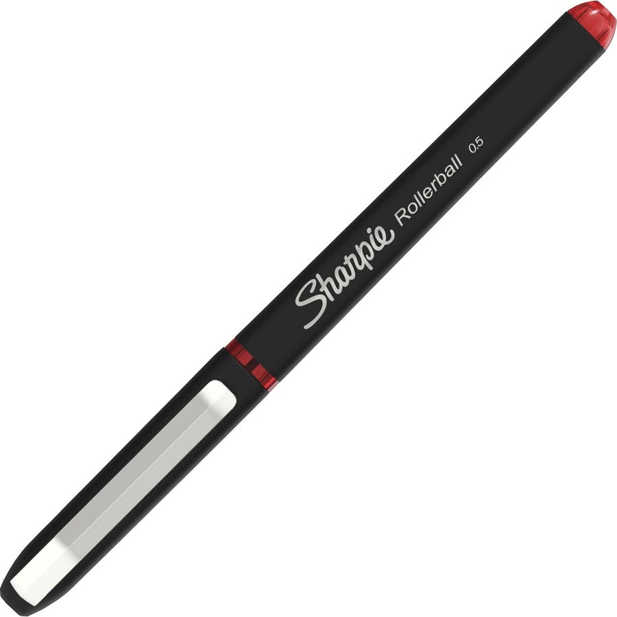 Sharpie Rollerball Pens - Red Ink - Red Barrel - 12 / Dozen