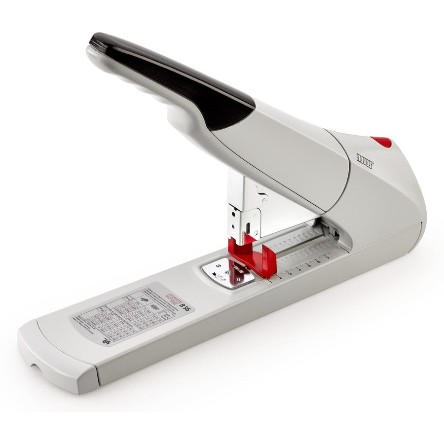 Novus B56 Heavy Duty Stapler - Staples Upto 210 Sheet of 80g/m², Paper - 3" Throat Depth - Off White - Steel, Plastic - 1 Carton