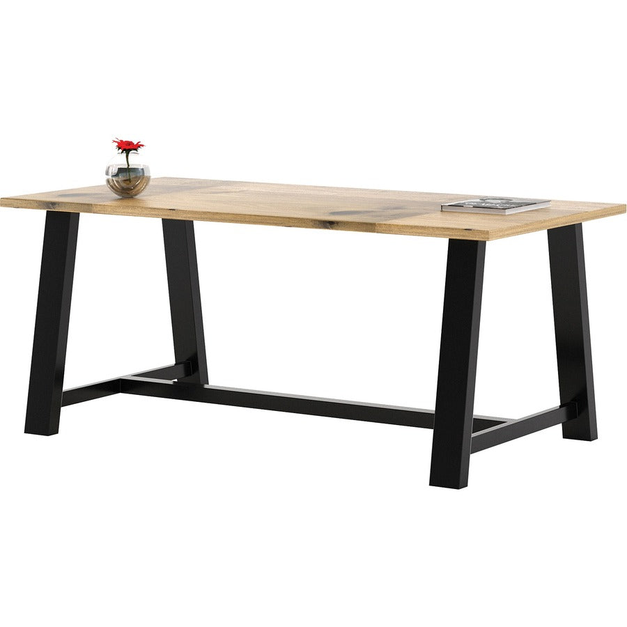 KFI 36x72" Solid Wood Top Midtown Table - Natural Rectangle Top - 72" Table Top Length x 36" Table Top Width - 30" Height - Assembly Required - Poplar Wood Top Material - 1 Each