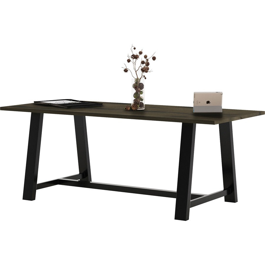 KFI Midtown Cafeteria Table - Wood Grain Rectangle Top - 84" Table Top Length x 36" Table Top Width - 30" Height - Assembly Required - Poplar Wood Top Material - 1 Each