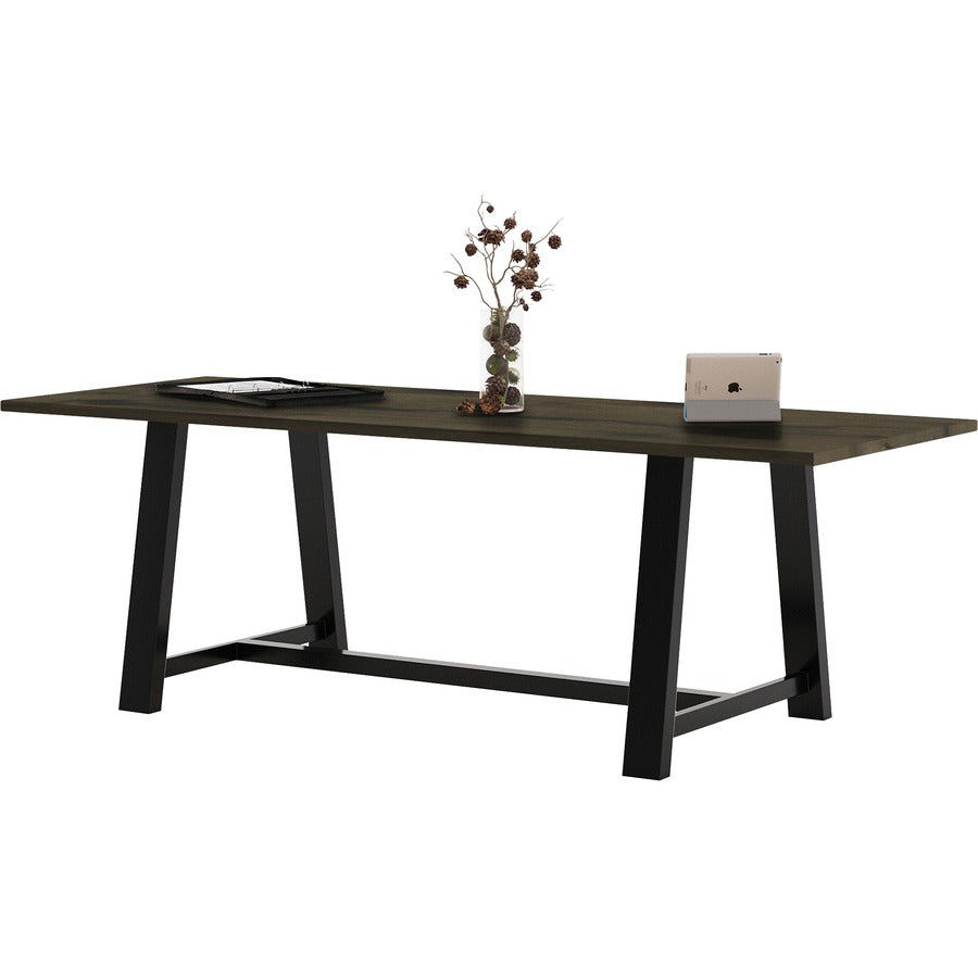 KFI 36x96" Solid Wood Top Midtown Table - Wood Grain Rectangle Top - 96" Table Top Length x 36" Table Top Width - 30" Height - Assembly Required - Poplar Wood Top Material - 1 Each
