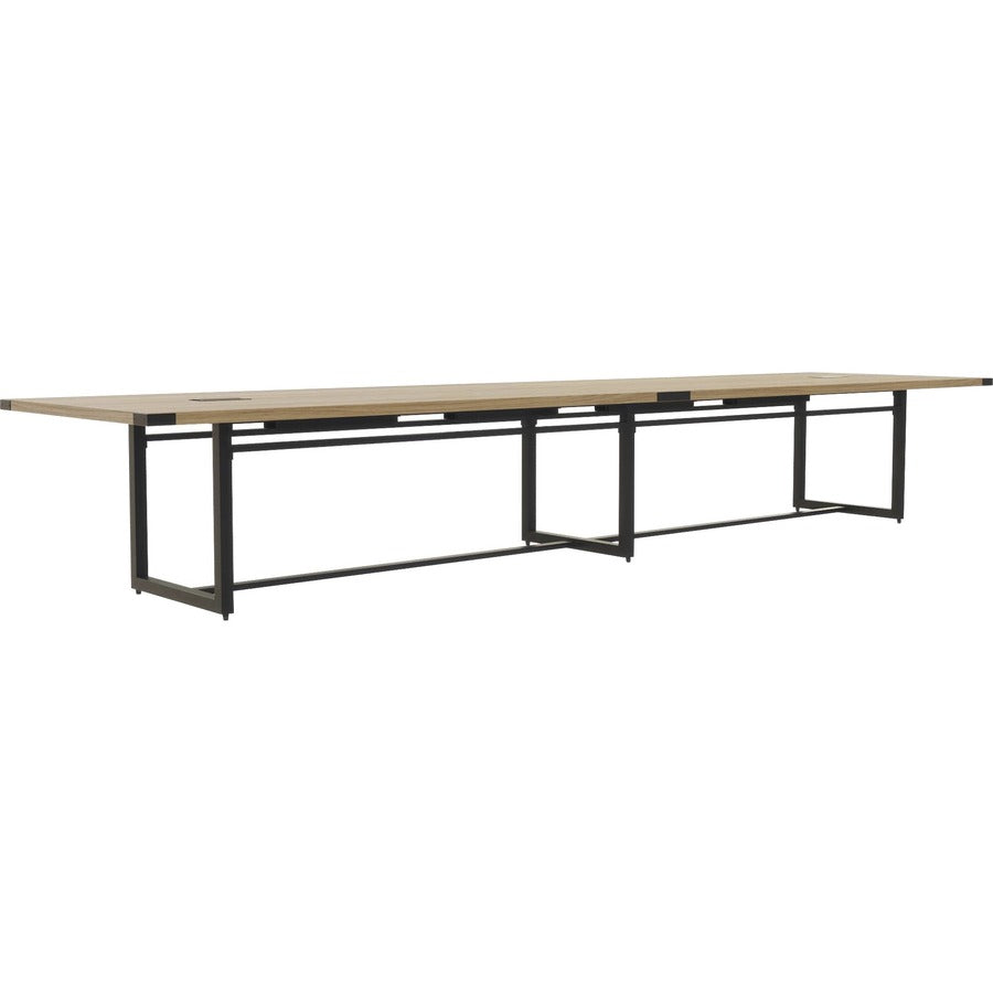 Mayline Mirella 16' Sitting-Height Conference Tables - 1.6" Thickness Table Top, 29.5" Height x 16 ft Width x 47.3" Depth - Finish: Sand Dune - 1 Each