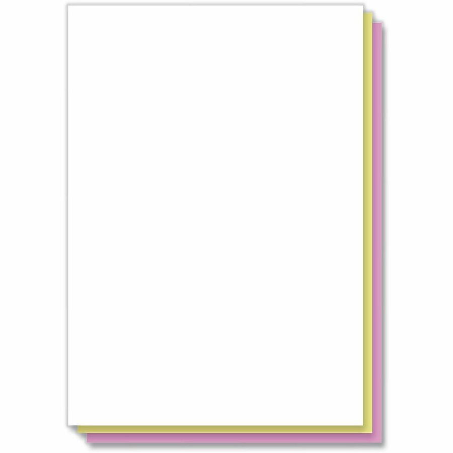 ICONEX 3-part Digital Carbonless Form Paper - White, Yellow - 5 / Carton